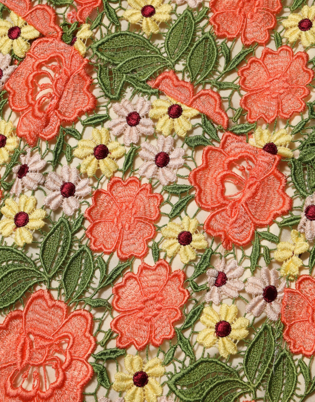 Dolce &amp; Gabbana Multicolor Floral Embroidery Aline Mini Dress