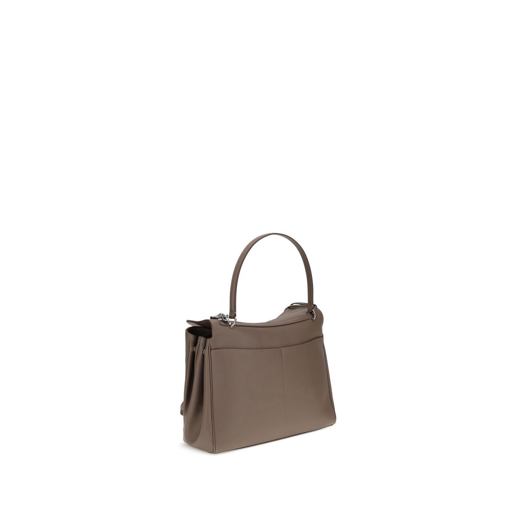 Balenciaga - Gray Calf Leather Bos Taurus Shoulder Bag