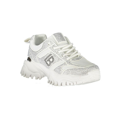 Laura Biagiotti Bianco Polyurethane Women Sneaker