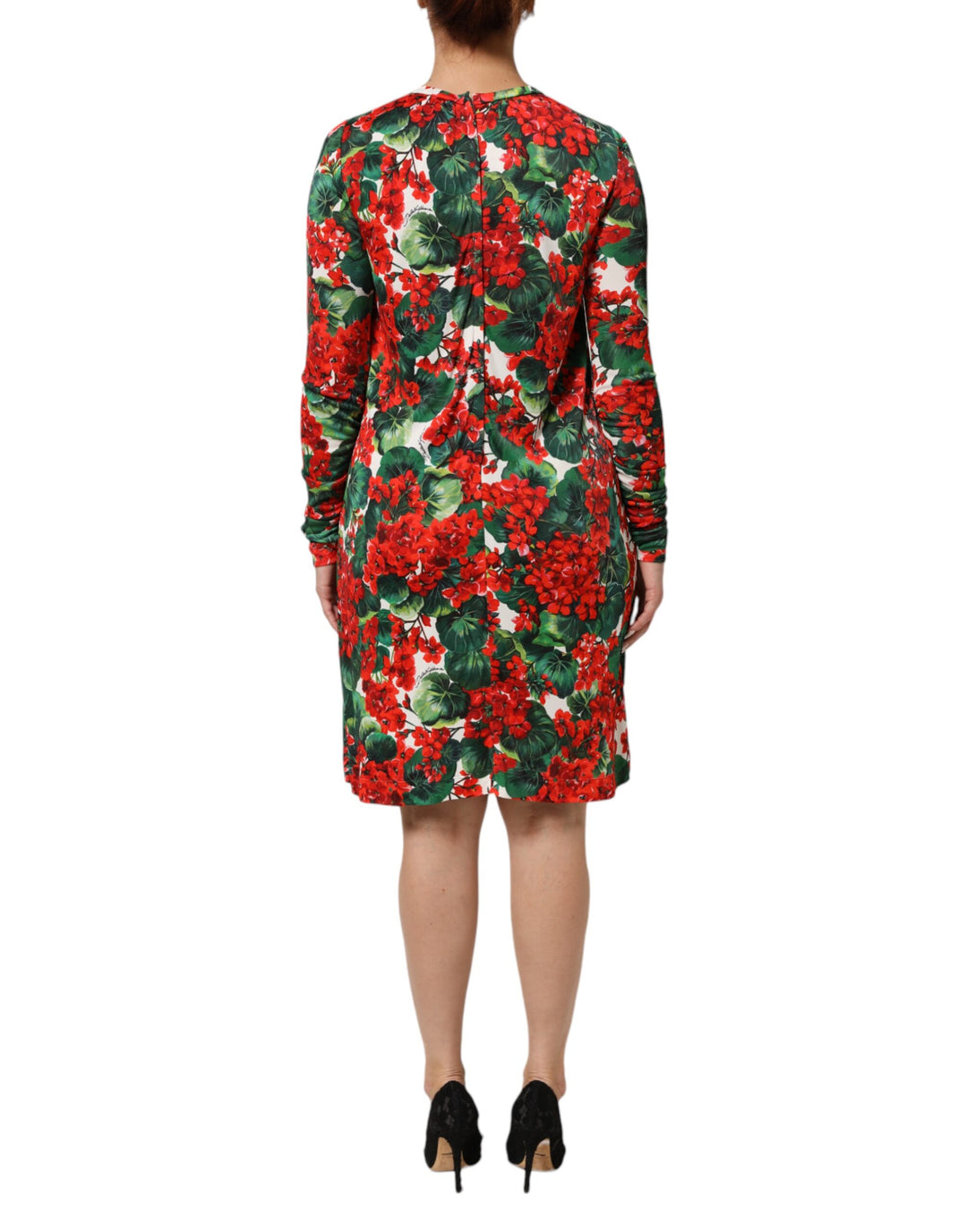 Dolce &amp; Gabbana Multicolor Floral Short Portofino Dress
