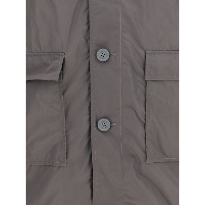Thom Browne Brown Polyester Trench Coat