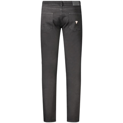 Guess Jeans Nero Cotton Men's Skinny Jean