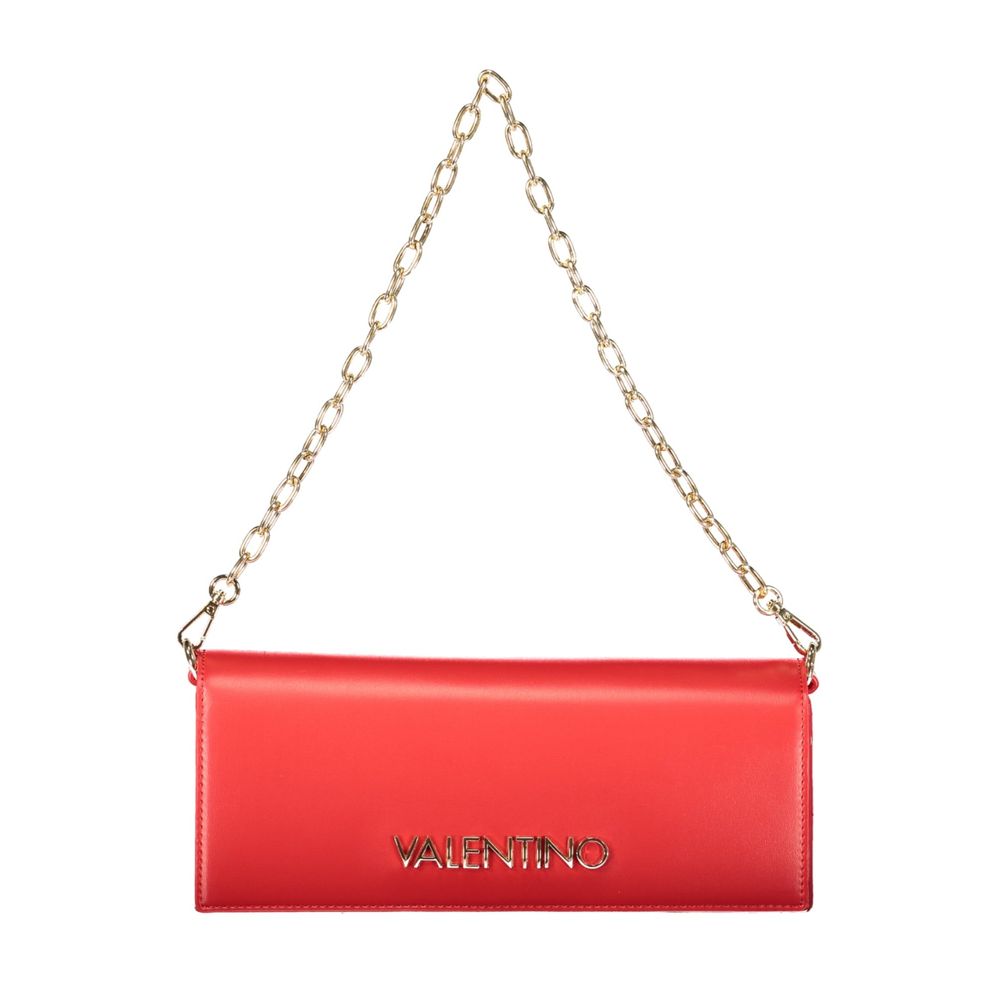 Mario Valentino - Rosso Polyurethane Women’s Shoulder Bag