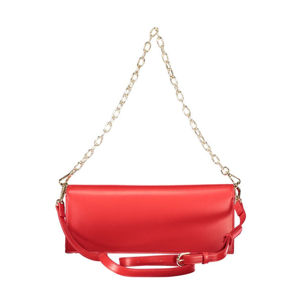 Mario Valentino - Rosso Polyurethane Women’s Shoulder Bag