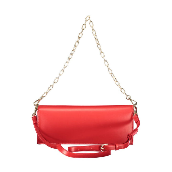 Mario Valentino - Rosso Polyurethane Women’s Shoulder Bag
