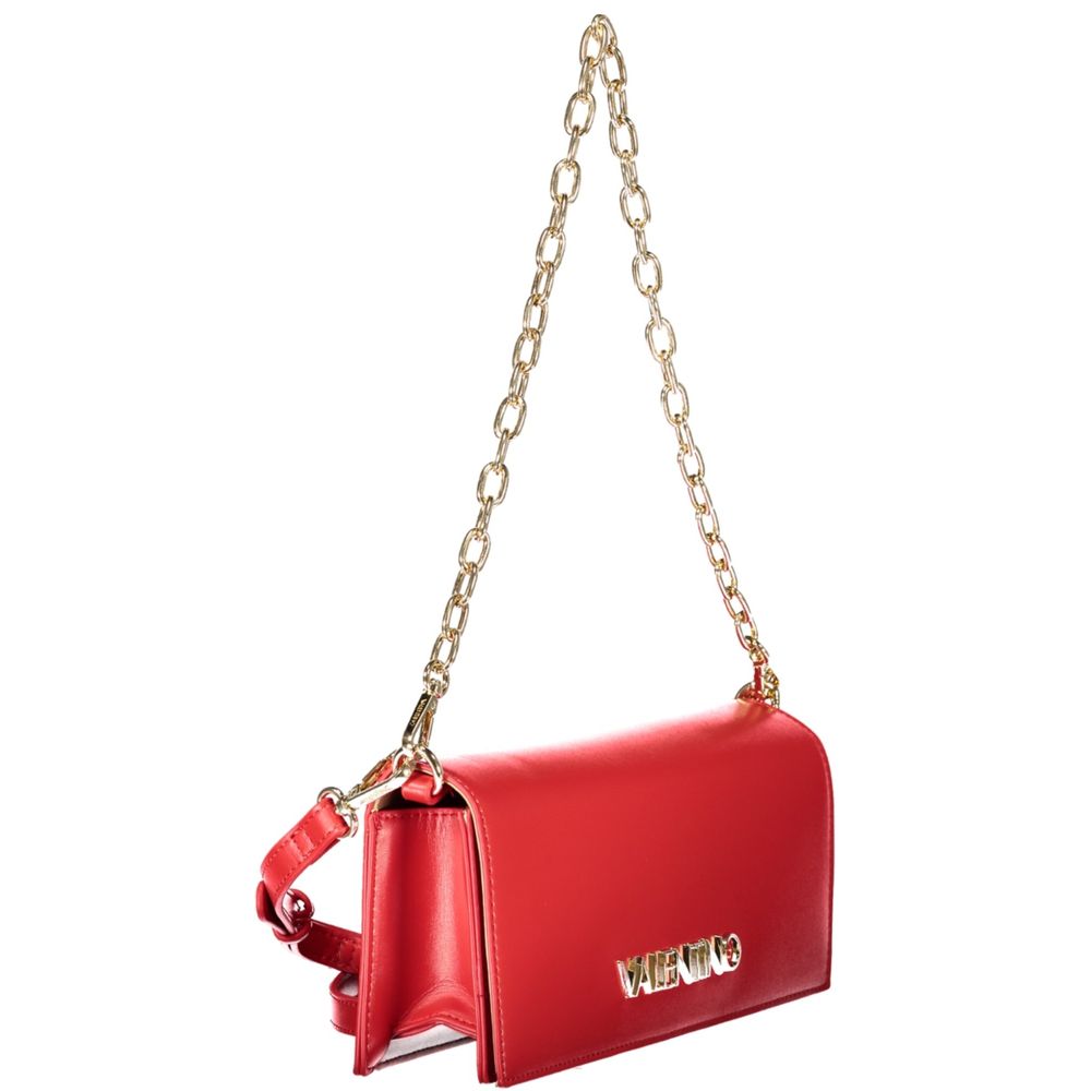 Mario Valentino - Rosso Polyurethane Women’s Shoulder Bag