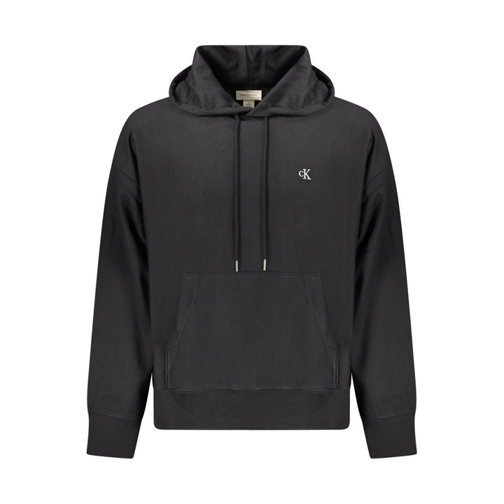 Calvin Klein Black Cotton Men Sweatshirt