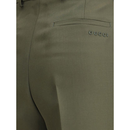 Gucci Bicolor Wool Pants