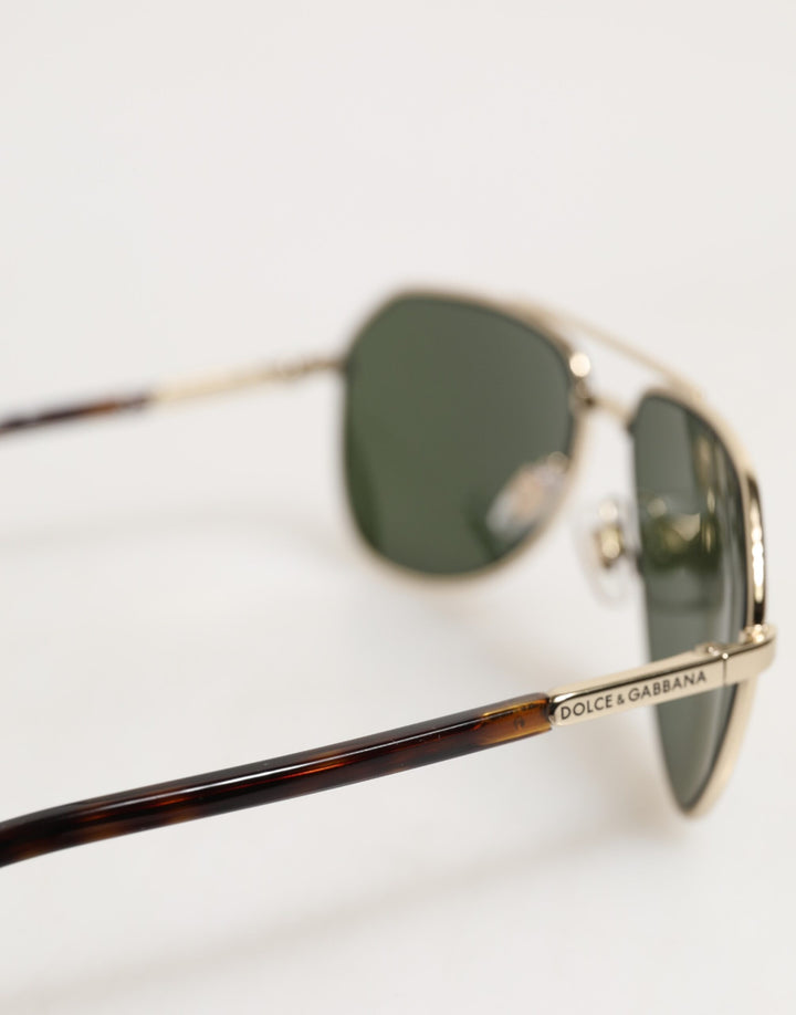 Dolce &amp; Gabbana DG2125 Silver Frame Aviator Shades Eyewear Sunglasses Children