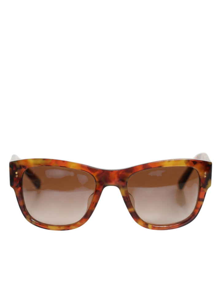 Dolce &amp; Gabbana DG4338F Brown Havana Full Rim Round Lenses Sunglasses