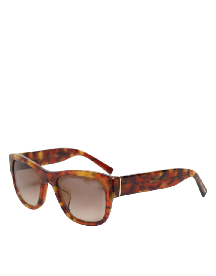 Dolce &amp; Gabbana DG4338F Brown Havana Full Rim Round Lenses Sunglasses