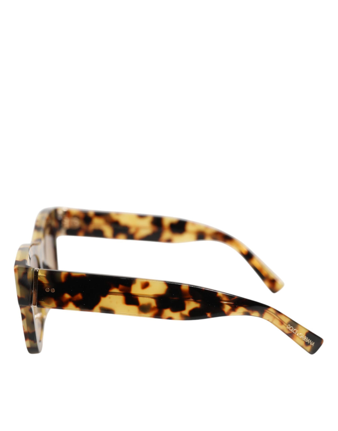 Dolce &amp; Gabbana DG4379F White Tortoiseshell Gradient Acetate Shades Sunglasses