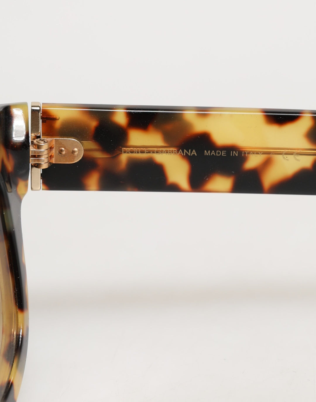 Dolce &amp; Gabbana DG4379F White Tortoiseshell Gradient Acetate Shades Sunglasses