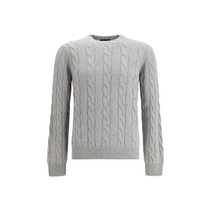 Aragona Cashmere Gray Cashmere Sweatshirt