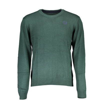 Gianmarco Venturi Verde Cotton Men Sweater