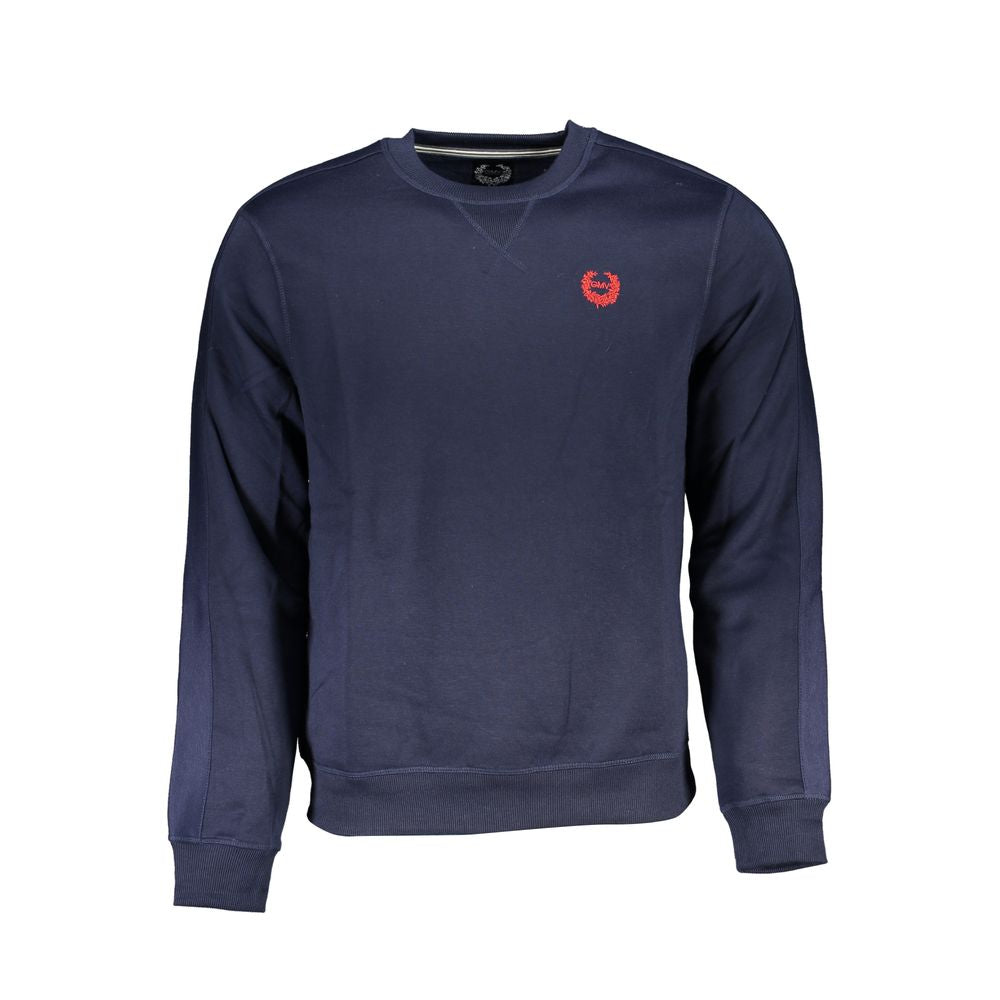 Gianmarco Venturi Blue Polyester Men's Sweatshirt