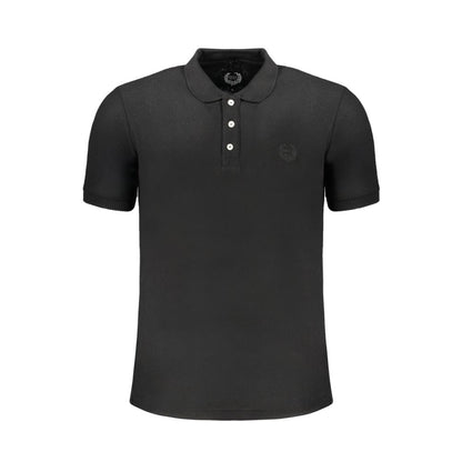 Gianmarco Venturi Black Cotton Men's Polo Shirt