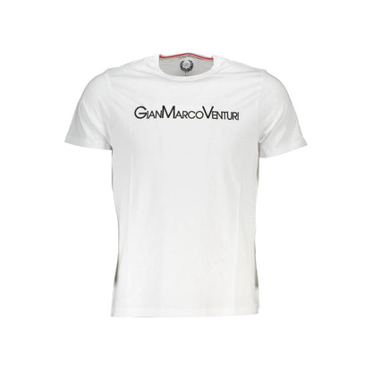 Gianmarco Venturi White Cotton Men T-Shirt