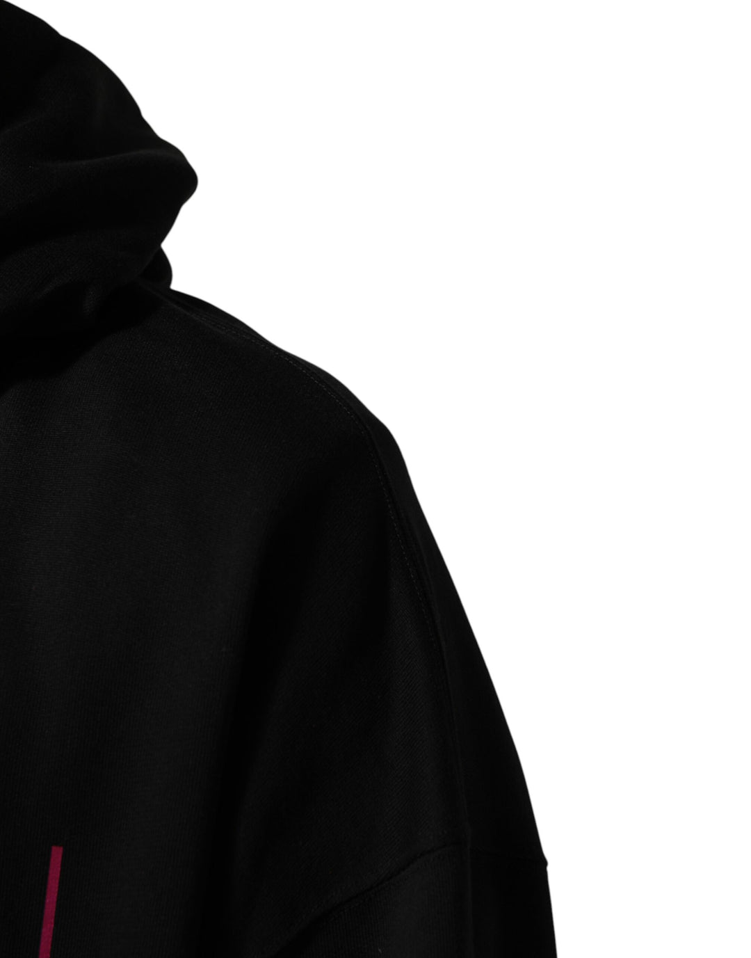 Dolce &amp; Gabbana Black Printed Hooded Men Sweatshirt Sweater