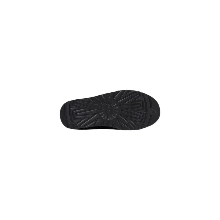 UGG Black Suede Leather Clogs