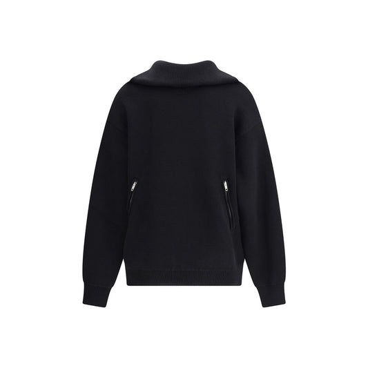 Balenciaga Black Cotton Sweatshirt