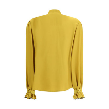 Valentino Bicolor Silk Blouse