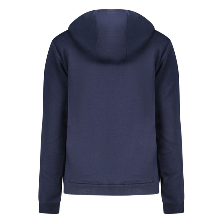 Norway 1963 Blue Cotton Women Sweatshirt with Hood and Zip