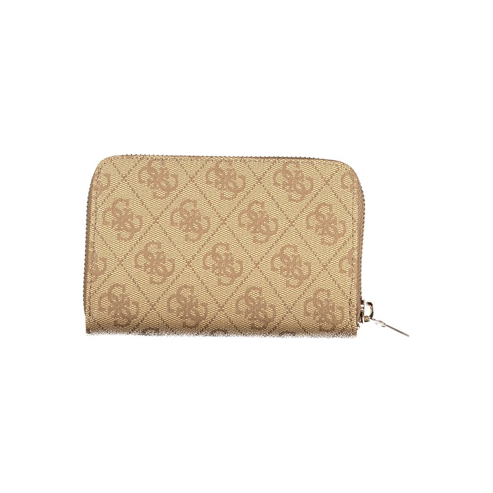 Guess Jeans Beige Polyurethane Women Wallet