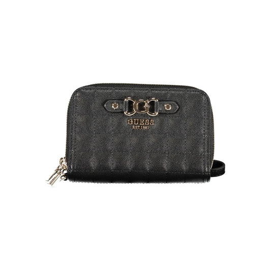 Guess Jeans Black Polyurethane Women Wallet