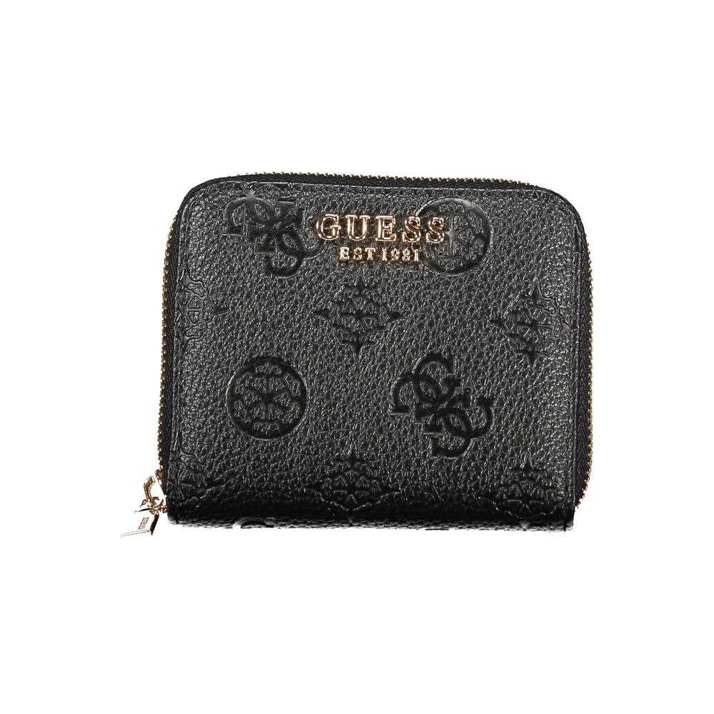 Guess Jeans Nero Poliuretano Women Wallet