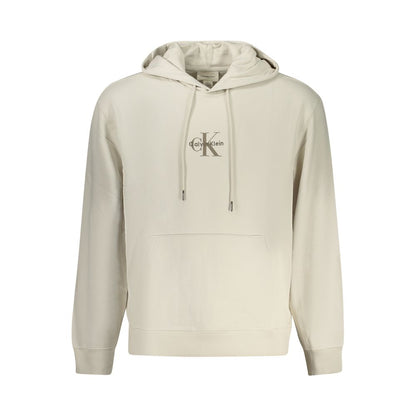 Calvin Klein Beige Cotton Men's Hoodie