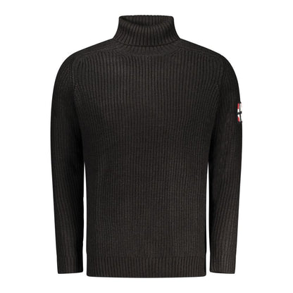 Norway 1963 Black Acrylic Men Sweater