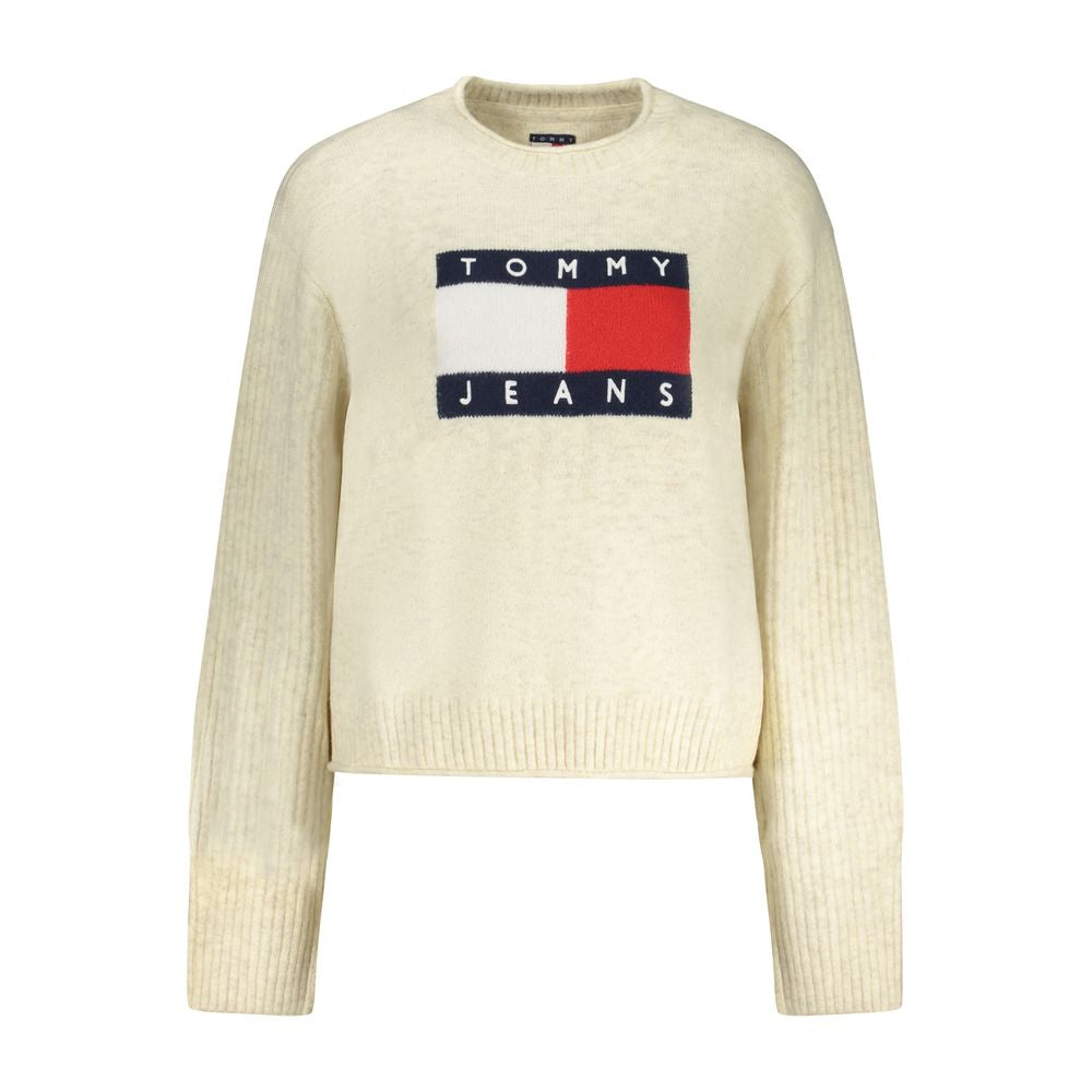 Tommy Hilfiger Beige Acrylic Women's Sweater