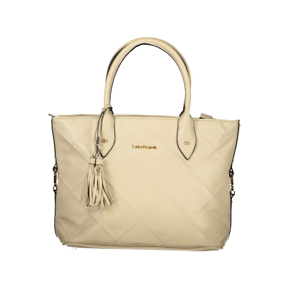 Laura Biagiotti - Beige PVC Women Handbag
