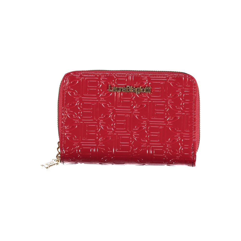 Laura Biagiotti Red Polyurethane Women Wallet