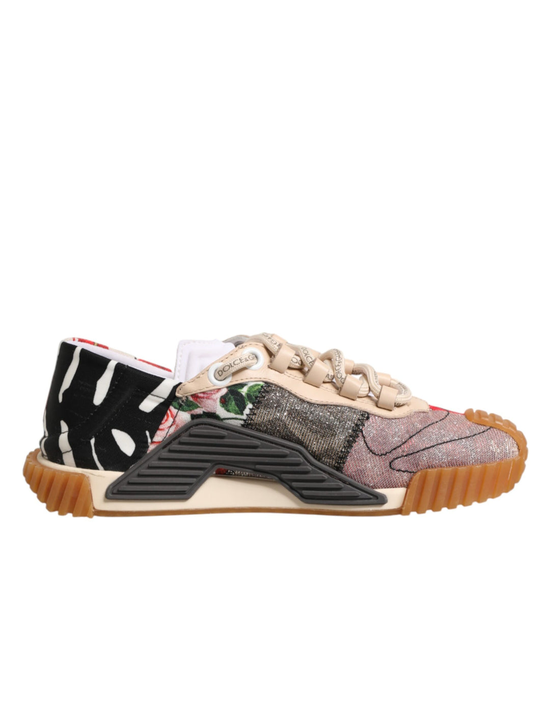 Dolce &amp; Gabbana Multicolor Logo Low Top NS1 Sneakers Shoes