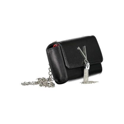 Mario Valentino Black Polyurethane Women Handbag