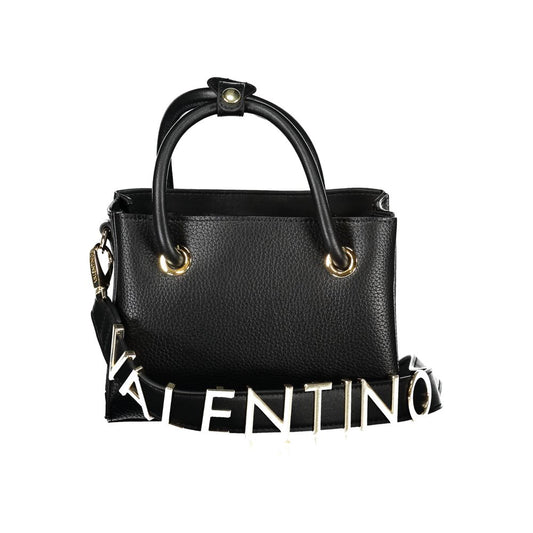 Mario Valentino Black Polyurethane Women Handbag