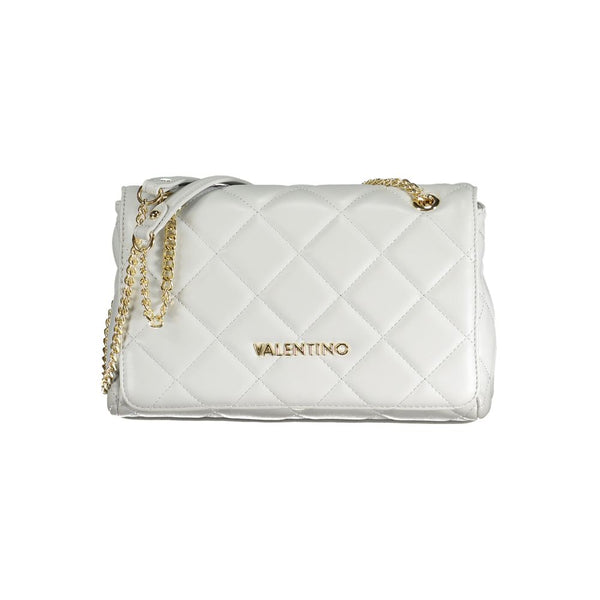 Mario Valentino - Gray Polyurethane Women’s Bag With Chain Shoulder Handle