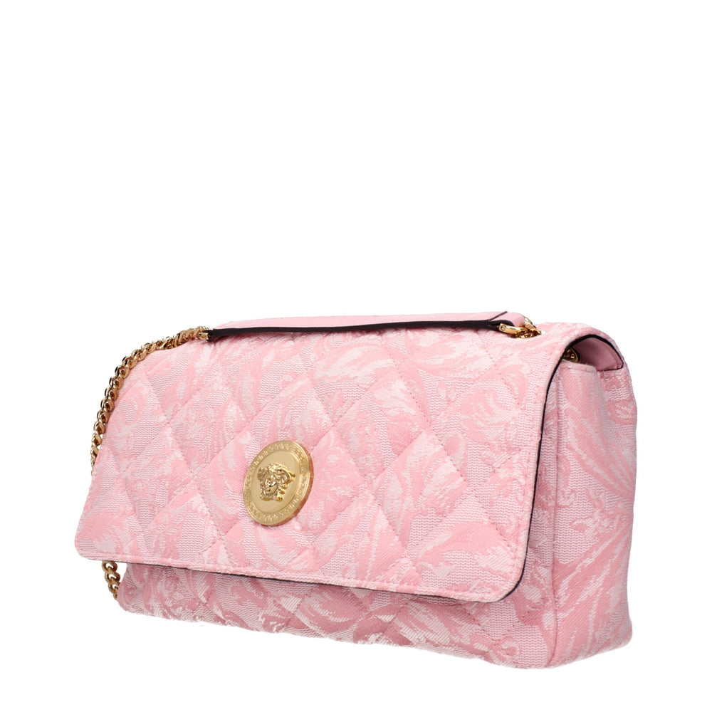 Versace - Pink Fabric Shoulder Bag