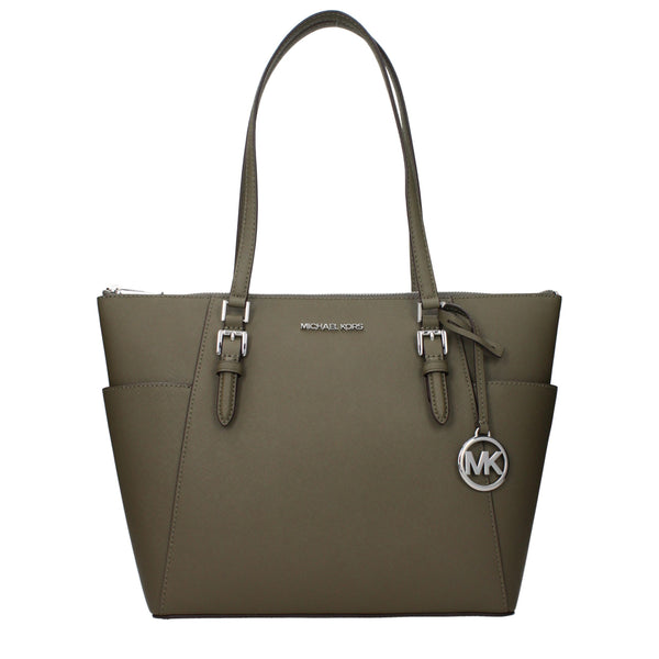 Michael Kors - Green Leather Shoulder Bag