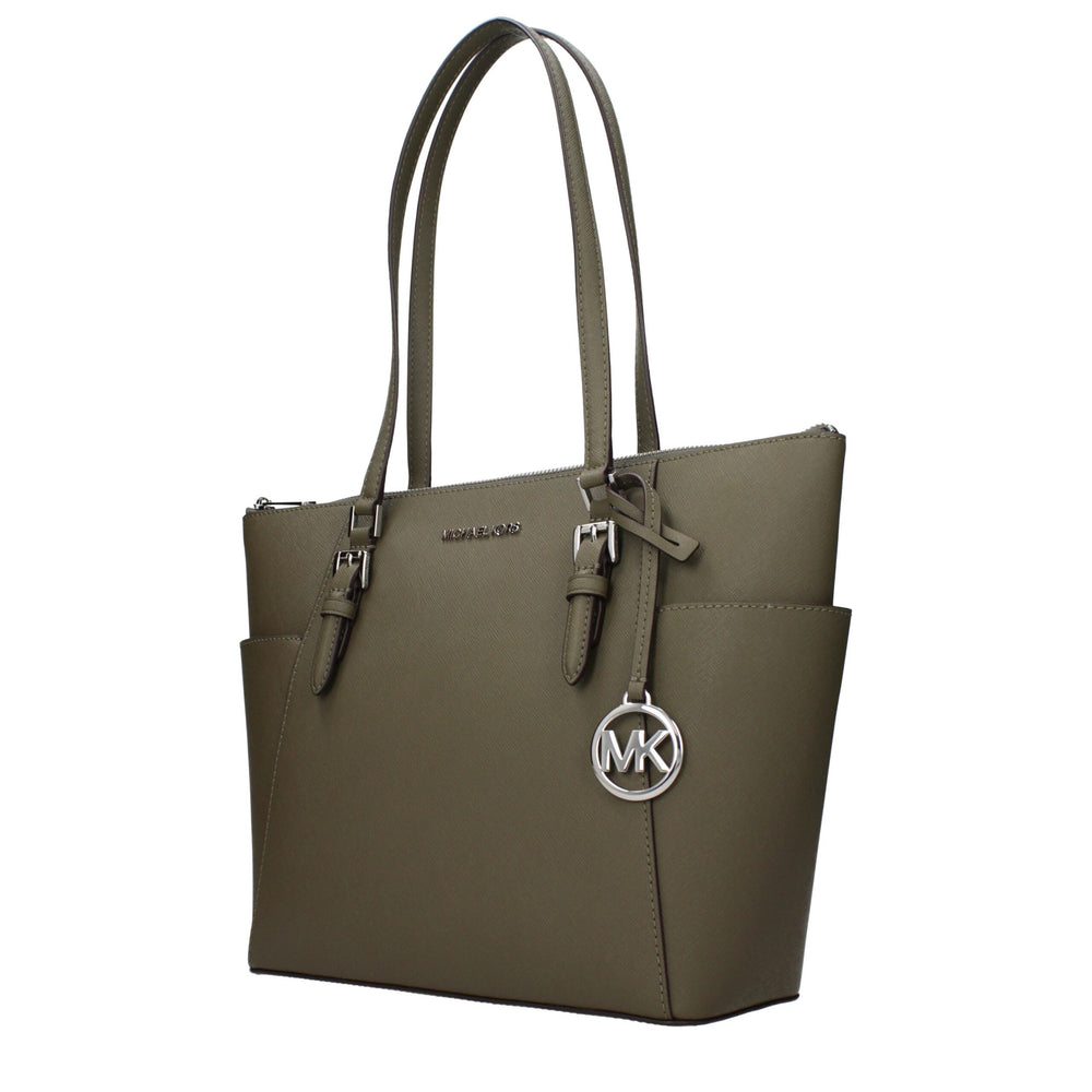 Michael Kors - Green Leather Shoulder Bag