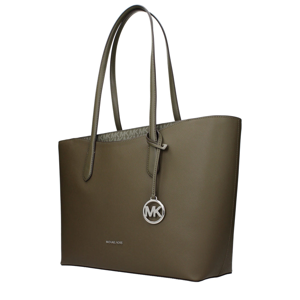 Michael Kors - Green Fabric Shoulder Bag