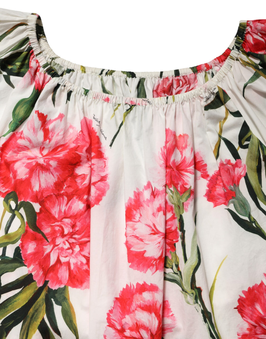 Dolce &amp; Gabbana Multicolor Floral Off Shoulder Blouse Top