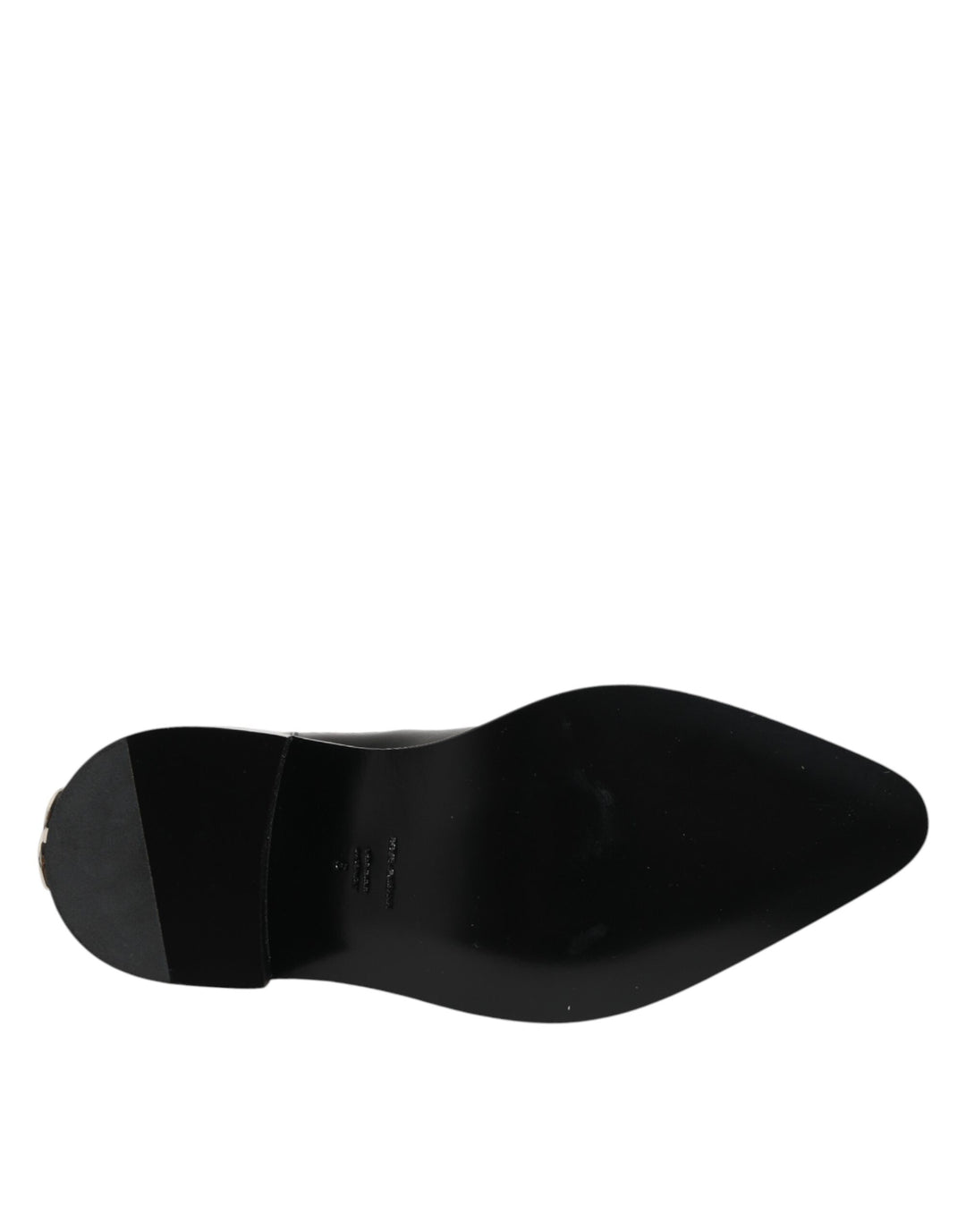 Dolce &amp; Gabbana Black Studded Chelsea Short Ankle Boots Shoes