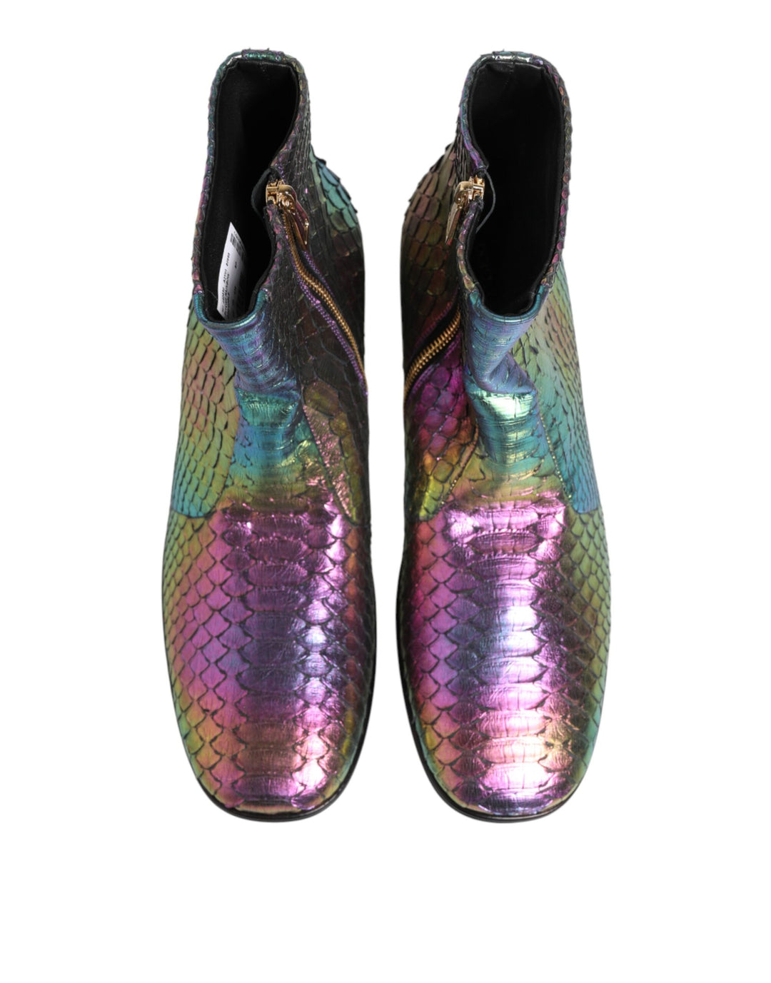 Dolce &amp; Gabbana Multicolor Chelsea Short Ankle Boots Shoes