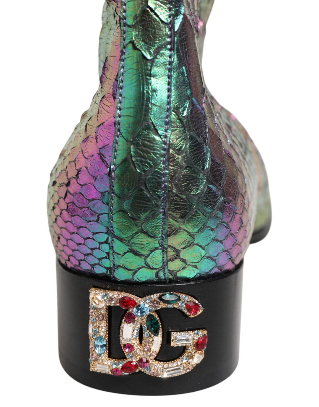 Dolce &amp; Gabbana Multicolor Chelsea Short Ankle Boots Shoes