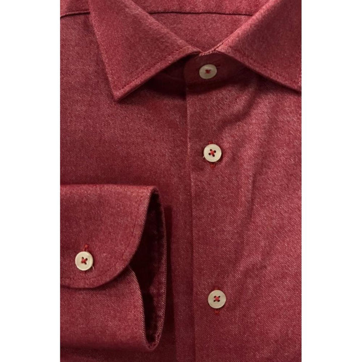 Baldinini Trend Red Cotton Men&
