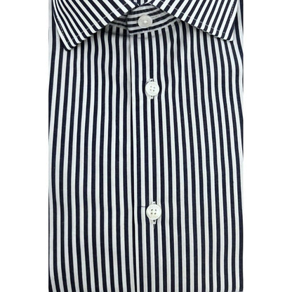 Baldinini Trend Blue Cotton Men's Shirt