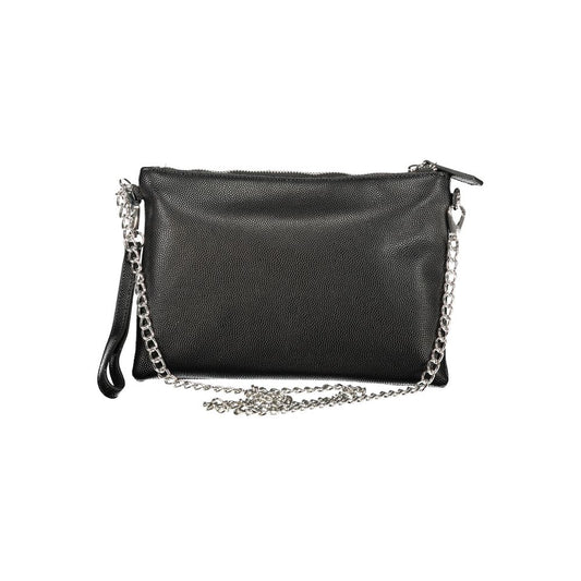 Mario Valentino Black Polyurethane Women's Shoulder Bag